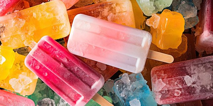 colorful popsicles